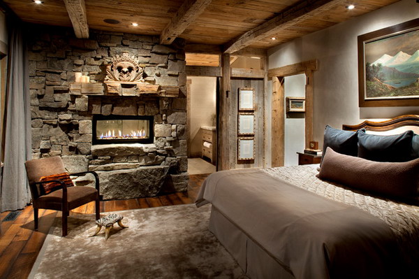 Cozy-Bedroom-Ideas-with-Stoned-Fireplace
