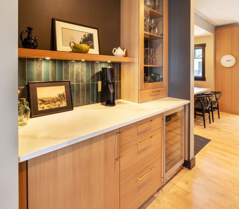 This remodel is a transformation that blends modern luxury with warm, natural craftsmanship, creating a home that’s inviting, elegant, and entirely tailored to the way the family lives.