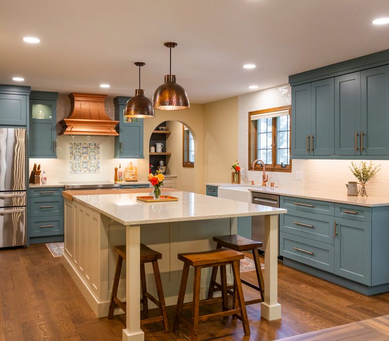 This whole-home reconfiguration celebrates a fresh, farmhouse-eclectic spirit with elevated function at every turn.