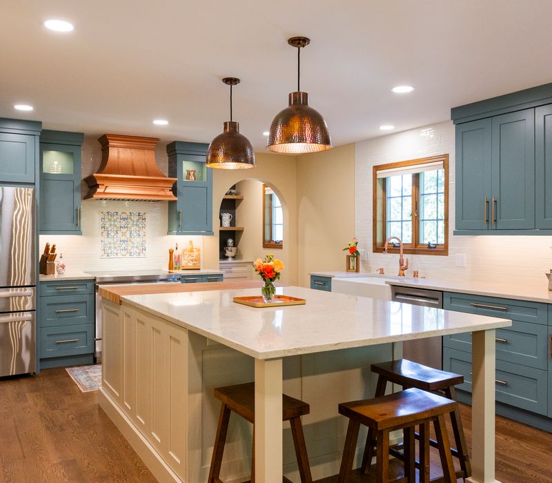 This whole-home reconfiguration celebrates a fresh, farmhouse-eclectic spirit with elevated function at every turn.