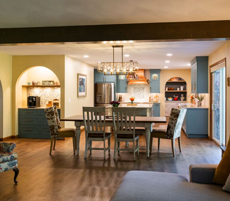 This whole-home reconfiguration celebrates a fresh, farmhouse-eclectic spirit with elevated function at every turn.