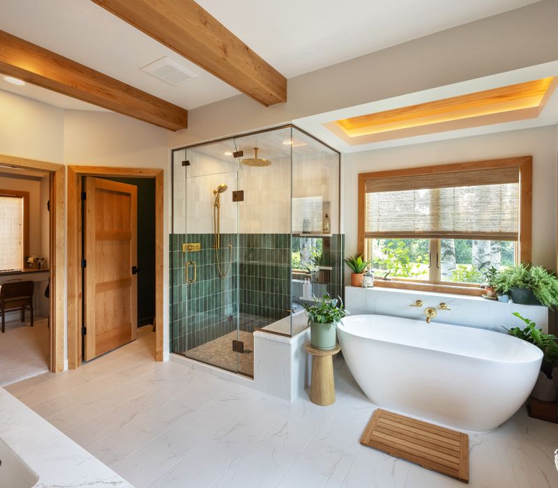 From the warm alder accents to the crisp custom cabinetry and elevated smart-shower system, this project enhances daily life for our clients through refined comfort, convenience, and timeless appeal.