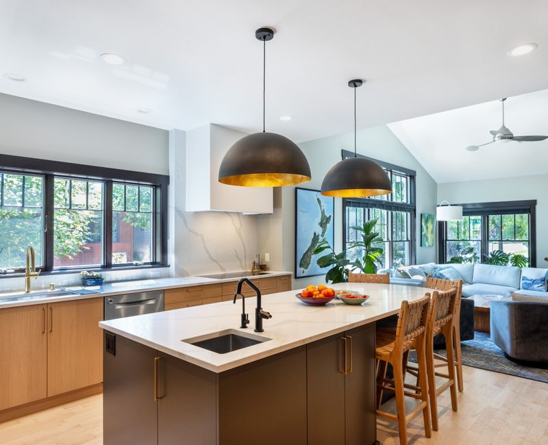 This remodel is a transformation that blends modern luxury with warm, natural craftsmanship, creating a home that’s inviting, elegant, and entirely tailored to the way the family lives.